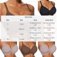 thumbnail image 3 of Antinious Women Seamless Bras Padded Cup Solid Soft Breathable Comfortable Cozy, 3 of 5