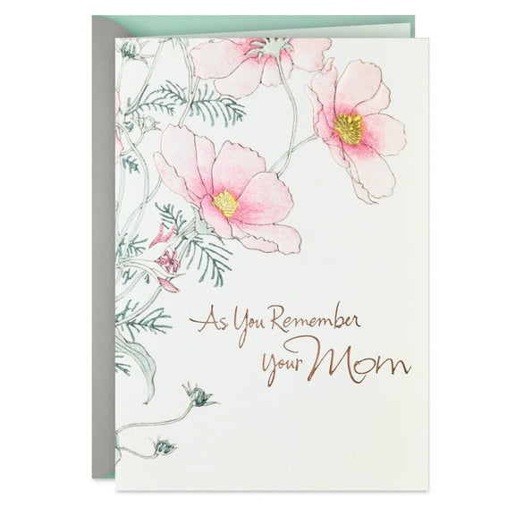 Hallmark Sympathy Card for Loss of Mom (Years of Memories Will Keep Her Near)