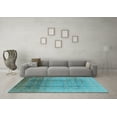 thumbnail image 3 of Ahgly Company Indoor Rectangle Oriental Light Blue Industrial Area Rugs, 8' x 12', 3 of 4