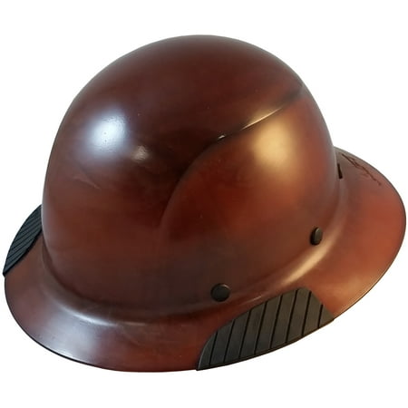 DAX Safety Fiberglass Composite Hard Hat, Full Brim, Natural Tan, ANSI Class C Type (Best Construction Hard Hats)