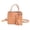 Brown, variant on Felts Handbag Messenger Bag 2pcs Set 7.08in For Women Work Daily Commute Gear Organization Method Tool Highly Reliable Transport Hardware