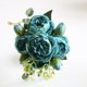 thumbnail image 1 of Ramo de flores artificiales de peonía de seda rosa de 30cm, 5 cabezas grandes y 4 brotes, flores falsas baratas para decoración de boda en casa, interior Tan Jianjun  unisex, 1 of 2