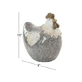 thumbnail image 3 of DecMode 10" Indoor Outdoor Chicken Garden Sculpture, 3 of 9