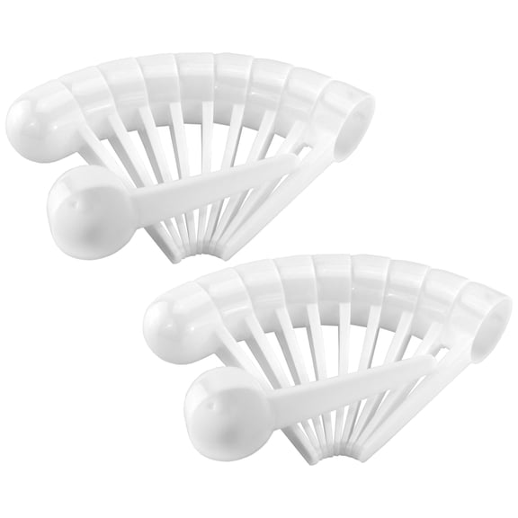 Cornucopia Brands Coffee Scoops/Tablespoon Plastic Measuring Spoons (20-Pack); Bulk Pack Ideal for Kitchen & Pantry Storage