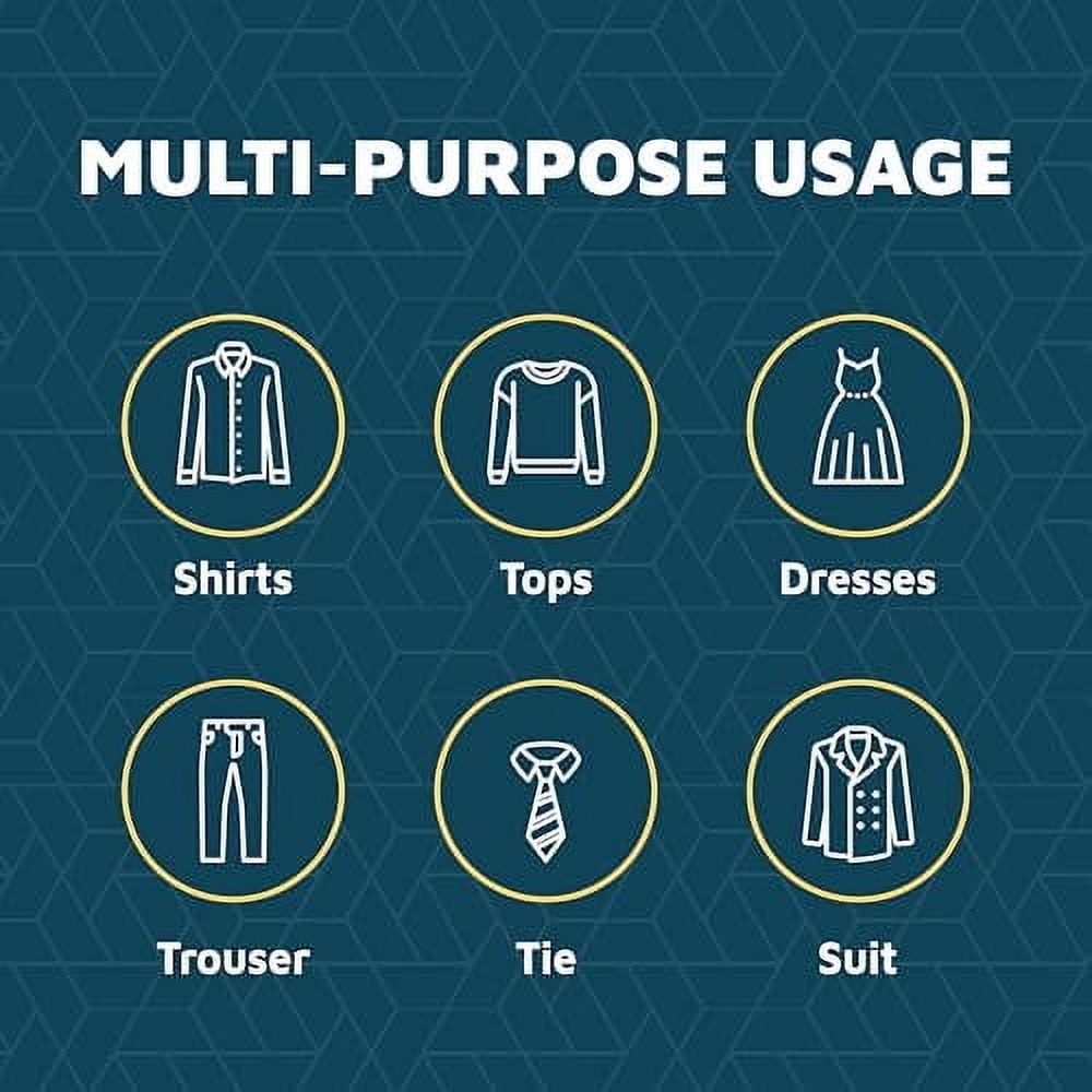 Lifemaster Plastic Clothes Hangers – Heavy Duty Hanger Set, For Organizing Clothes, Dresses, and Coat, Holds Up To 5 lbs, Space-saving Hangers with Non-Slip Shoulder Grooves, Pack of 20, Brown