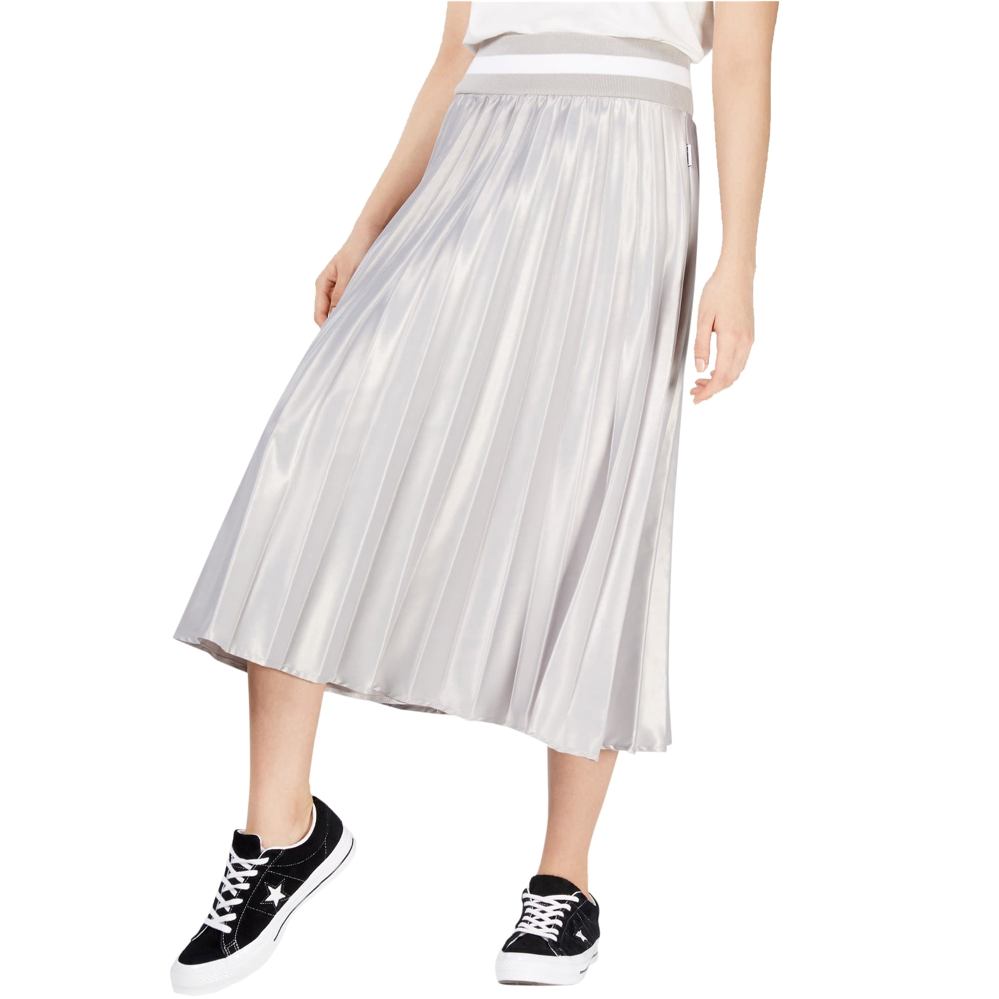 women's midi skirts grey
