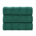 thumbnail image 2 of Superior Roma Cotton Bath Towels, Set of 3, Evergreen, 2 of 10