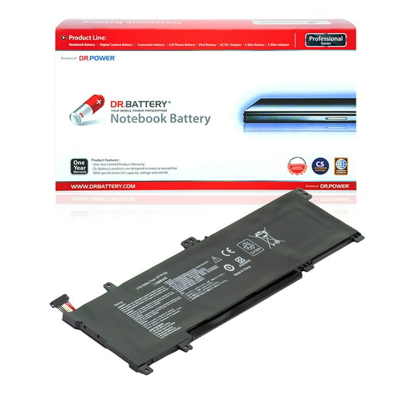 Dr. Battery - Replacement for Asus K501 / K501L / K501LB / K501LX / K501LX-DM014H / K501LX-DM094H / K501LX-NH52 / K501U / K501UB / K501UB-DM116D / 0B20001460100 / 0B200-01460100 / B31N1429