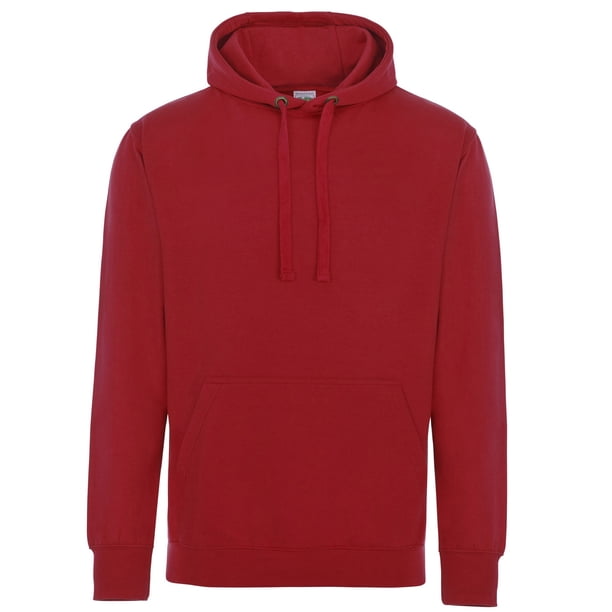AWDis Just Hoods - Sudadera con capucha Modelo Supersoft Adulto unisex (Rojo)