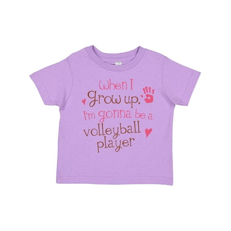 

Inktastic Kids Volleyball Player Gift Toddler Toddler Girl T-Shirt