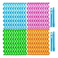 thumbnail image 2 of 40 Pieces Heatless Waves Hair Curler, No Heat Damage Wavy Hair Curlers with 2 Sets of Styling Hooks, Heatless Curls, 2 of 6