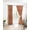 Orange, variant on Boho Orange Blackout Curtains 45 Inches Long for Bedroom, Country Style Bohemian Floral Retro Tribal Thermal Insulated Room Darkening Black Out Window Curtain Panels Grommet Drapes for Living Room