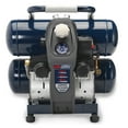 thumbnail image 3 of Campbell Hausfeld 1 HP 4.6 Gallon Quiet Series Twin Stack Air Compressor, 3 of 12