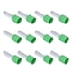 thumbnail image 2 of Conectores de virola, 100 piezas de virola aislada, virola de aguja, conector de cable, kit de virola de alambre, valor inmejorable, 2 of 12