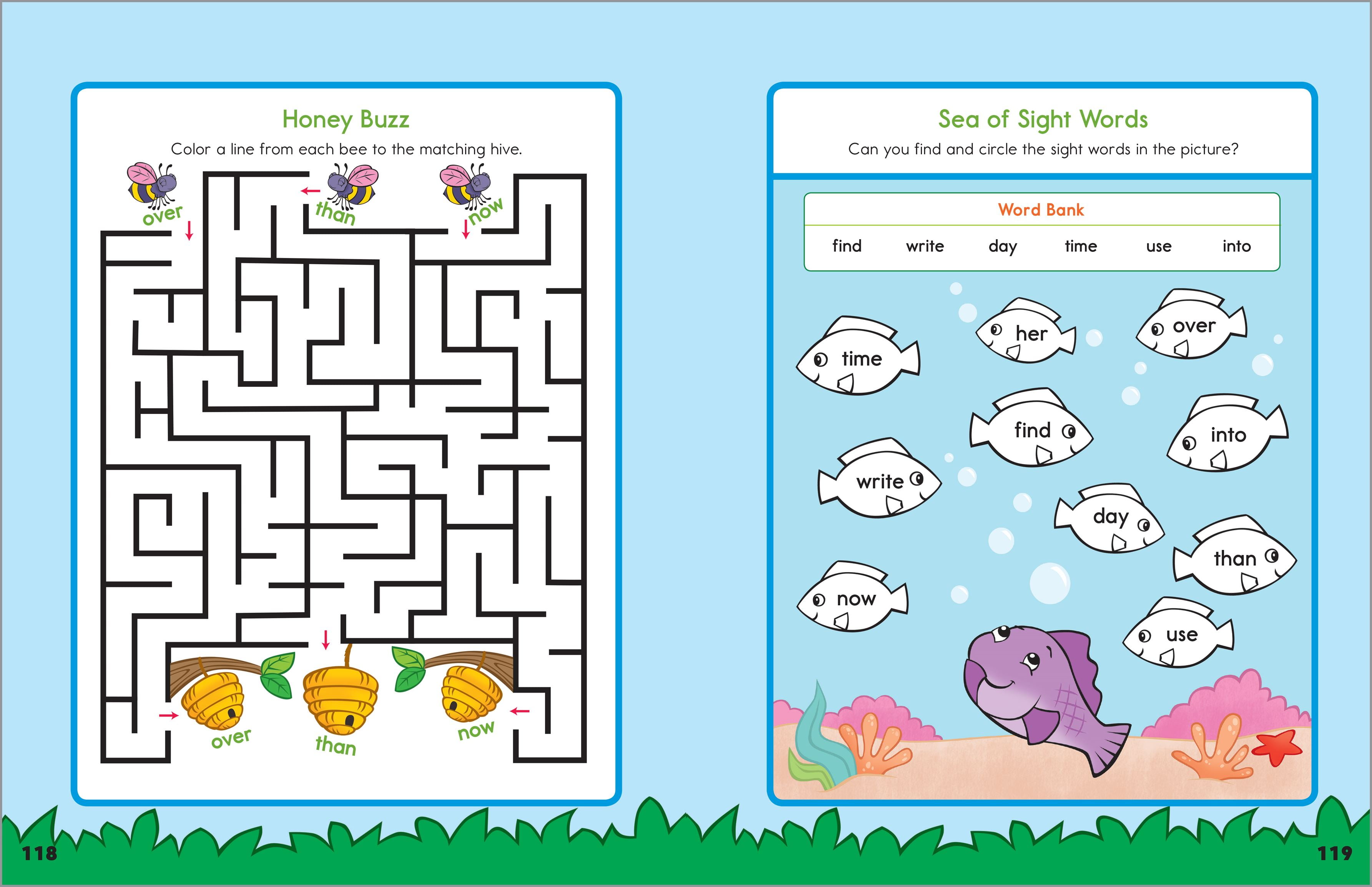 My Sight Words Workbook: 101 High-Frequency Words Plus Games & Activities! (Spiral Bound)