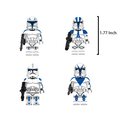 thumbnail image 2 of Juego de 12 Figuras de Soldados Clon Galácticos – Bloques de Construcción de Batalla Estelar, Regalo Coleccionable para Niños y Aficionados, 2 of 4