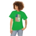 thumbnail image 3 of Patriotic Chainsaw USA Flag T-shirt - ID: 2103, 3 of 7
