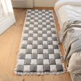 thumbnail image 2 of SHANNA Couch Cover Protector for Dogs Cats,  Dog Couch Coves for Sofa, Thickened Quilted Plaid Pet Couch Sofa Cover, Washable Non Slip Pet Mat Bed,Grey, 70x210cm, 2 of 6
