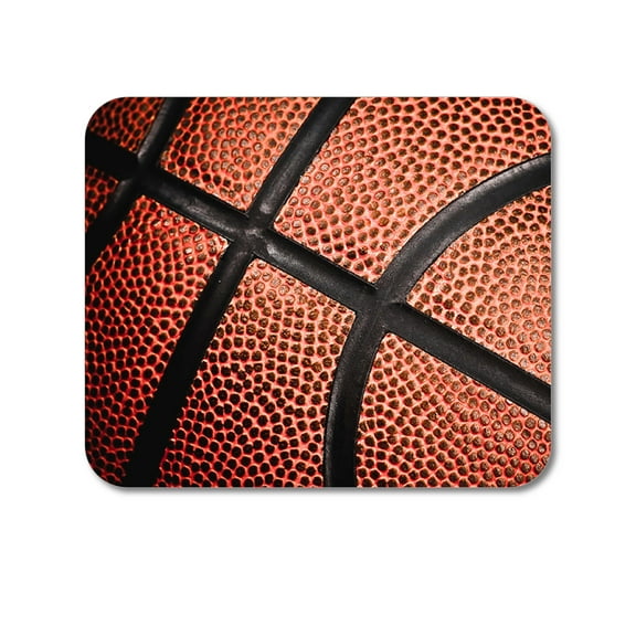 DistinctInk Mouse Pad - 1/4" Foam Rubber - Basketball Photo