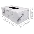 thumbnail image 4 of Servilletero, soporte para pañuelos de cuero, caja de pañuelos de mármol, soporte para pañuelos de coche, 1 ud., 4 of 4