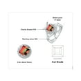 thumbnail image 4 of Jewelrypalace Chopsticks Sushi 1.2ct Nano Russian Simulated Watermelon Tourmaline Cubic Zirconia Statement Ring 925 Sterling Silver, 4 of 6