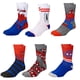 thumbnail image 1 of Pack de 6 calcetines Marvel Spiderman Athletic Crew para hombre y niño, 1 of 5