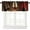 Style-8, variant on Wine Kitchen Curtains Valance, Rustic Grape Themed Curtains Farmhouse Fruit Barrels Wall Vintage Winery Art Rod Pocket Window Valance, for Bedroom Living Room Cafe 1 Panels W54xL18in