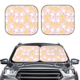thumbnail image 2 of Balery 2 Piece Rabbit And Chick Car Windshield Sun Shade|Foldable Front Windshield Shade for Car Front Window for Most Sedans SUV Truck-Large, 2 of 7