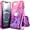 Pink Purple, variant on NGB SUPREMACY For iPhone 16e / iPhone 17e Phone Case Screen Protector Ring Holder Wrist Strap Lanyard Shiny Sparkly Glitter iPhone 16e/17e Case Cover