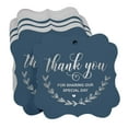 thumbnail image 3 of Inkdotpot Pack Of 50 Thank You For Sharing Our Special Day Bridal Shower-Baby Shower-Retirement-Wedding-Birthday Paper Tags DIY Craft Bracket Shape Real Silver Foil Hang Tags, 3 of 7
