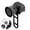 Black, variant on Electric Bike Horn, Loud Bike Horn Electric Ebike Bell, Bike Bell for Handlebars Bike Horn, Bicycle Bells for Mountain Bike/Scooter/Ebike for Motorcycle Scooter Bicycle, Waterproof - Type A