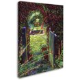 thumbnail image 2 of Trademark Fine Art "Wicket Garden Gate" Canvas Art by David Lloyd Glover, 2 of 3