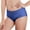 Blue, variant on Women's Panties Under 10 Women's Panties Ladies Plus Size Solid Color Womens Glossy Seamless Stretch Underwear Soft Mid Waist Briefs Panties
