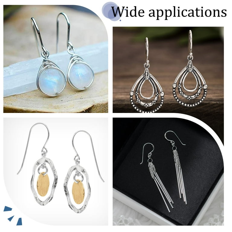 Buy KLOUD City 400 Pcs Silver Stainless Steel Ball & Coil Earring Hooks/Fish  Hooks/Ear Wire for DIY Jewelry Making Online at desertcartSeychelles