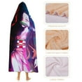 thumbnail image 4 of Demon Slayer Wearable Blanket Cloak Arctic Velvet Hooded Blanket Soft Fuzzy Hoodie Blanket Cape for Adults Kids 40"x50", 4 of 8