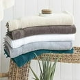 thumbnail image 3 of Elea 600GSM Bath Towels Set - 6pcs 100% Cotton by Garnier-Thiebaut - Contains 2 Bath Towels, 2 Guest Towels, 2 Mittens - Super Soft Zero Twist Ivory Cream, 3 of 6