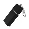 thumbnail image 4 of Cenicero portátil tipo extraíble con marco de metal para viajes al aire libre, mini cenicero para acampar con llavero, negro kenally HA6093-01B, 4 of 6