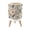 Color 1, variant on Small Trash Can with Lid Rusty Corrugated Metal Weathered Gray Orange 1.8 Gallon Dog Proof Trash Can Round Garbage Can Waste Bin Wastebasket for Bathroom Bedroom Living Room