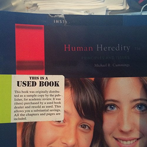 Pre-Owned Human Heredity: Principles and Issues (Paperback) 1305251059 9781305251052