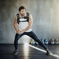 thumbnail image 3 of Costway Gilet d'Entraînement Lesté de 20 Lb Sac en Maille Boucle Ajustable Entraînement Physique, 3 of 10