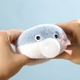 thumbnail image 4 of Sioweci Sacabambaspis Fish Plush Toy with Bead Chain Pull Rope to Wag Tail Press to Spit Bubbles Stuffed Fish Doll Keychain Pendant Backpack Ornament Style A, 4 of 13