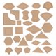 thumbnail image 1 of De Plantillas De Mosaico Acrílico Patrón De Acolchado Regla Bordada A Mano Manualidades De Costura Diy 27 Juegos Cateissary HA014770-00, 1 of 7