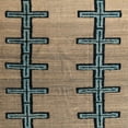 thumbnail image 1 of Ahgly Company Indoor Square Abstract Dark Brown Southwestern Area Rugs, 4' Square, 1 of 6