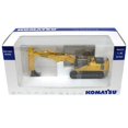 thumbnail image 6 of Komatsu PC450LC Excavator Short Boom with Bucket Yellow 1/50 Diecast Model by Universal Hobbies, 6 of 6