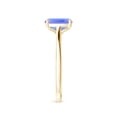 thumbnail image 3 of Angara Natural 1.6 Ct. Tanzanite Fashion Ring in 14K Yellow Gold for Women (Ring Size: 7.5), 3 of 9