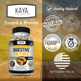thumbnail image 4 of Kaya Naturals Digestive Enzymes with Prebiotics & Probiotics - Constipation & Bloating Relief - Weight Management Pills for Women & Men - Aids Immune Function - Digestion Support - 60 Veggie Capsules, 4 of 9