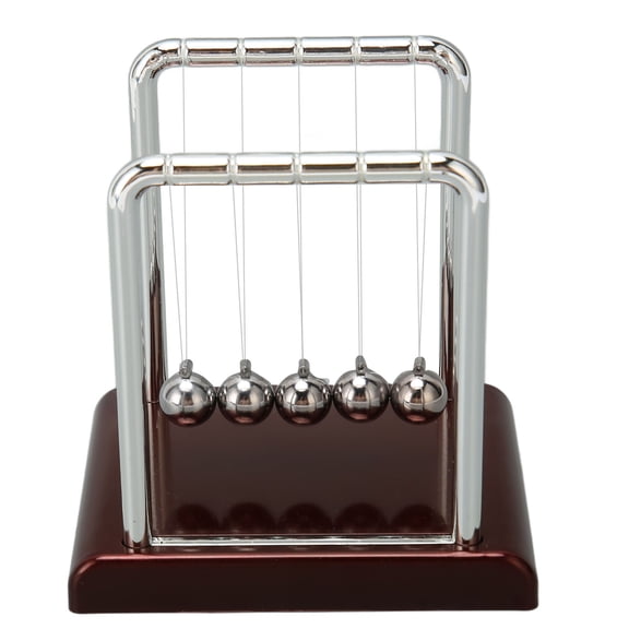 Riousery Swinging Balance Pendulum Gravity Effect Stress Relief Kinetic Physics Balance Balls for Desk Decoration, 3.54 x 3.35 x 2.76 inches / 9 x 8.5 x 7 cm