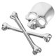 thumbnail image 5 of Nuevo 3D 3M Calavera Metal Esqueleto Crossbones Etiqueta Engomada De La Motocicleta Del Coche Etiqueta Del Emblema Del Cráneo Insignia Pegatinas De Estilo Del Coche, 5 of 7
