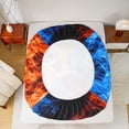 thumbnail image 5 of Castle Fairy Abstract Game Controller Boy Girl Twin Sheet Sets 3pcs,Gradient Teens Game Gamepads Twin Fitted Sheet Microfiber,Blue Orange Red Ombre Breathable Flat Sheet,Ultra Soft Home Decor, 5 of 7