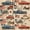 Car 07, variant on Erosebridal Retro American Vehicle Twin Quilt Set for Boys, Vintage Flag Car Motorcycle Twin Coverlet Set, 2-Piece